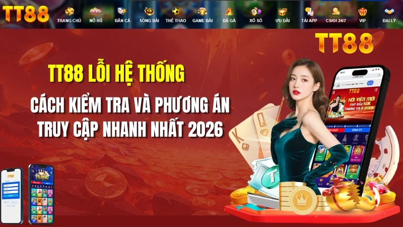 TT88 Lỗi Hệ Thống Hôm Nay Có Thật Không? Cập Nhật 2026