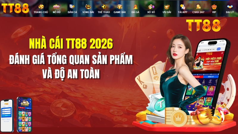 Nhà Cái TT88 2026 – Đánh Giá Tổng Quan Sản Phẩm Và Độ An Toàn
